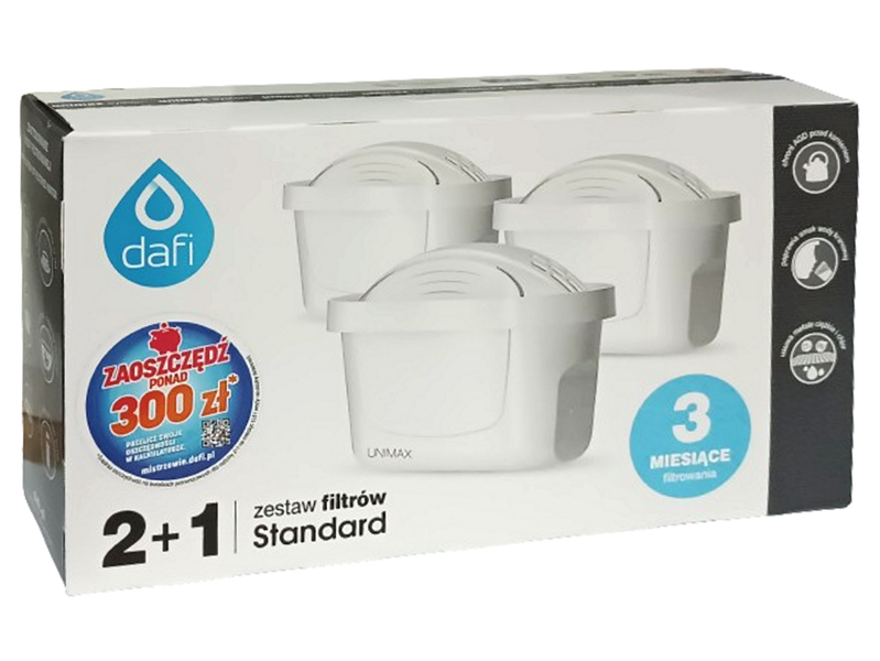 Wkład filtrujący Dafi UNIMAX 2+1 zdjęcie 1