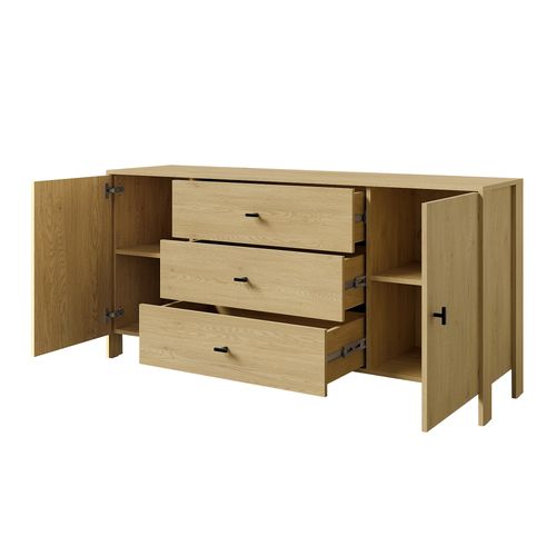 Komoda z szufladami Ethan 2D3S 160 Dąb Cremona na Arena.pl