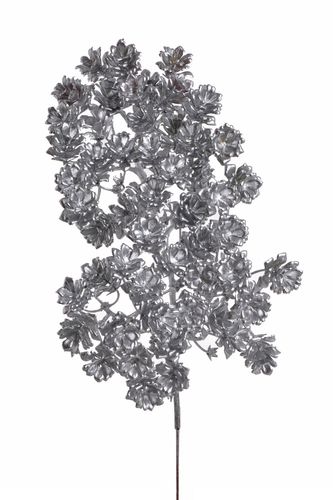 gałązka z szyszkami 36cm srebrna  | B-022_38 na Arena.pl
