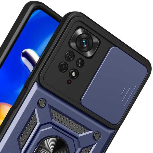 Spacecase Camring Redmi Note 11 Pro 5G Blue zdjęcie 2