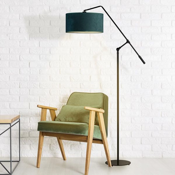 Lampa podłogowa LIBERIA czarna morska zdjęcie 2