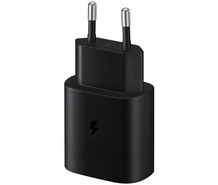 Oryginalna Szybka Ładowarka Samsung 25W TA800 + Kabel USB-C na USB-C Czarny zdjęcie 2