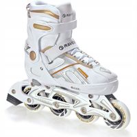 Rolki Regulowane RAVEN Pulse White/Gold 37-40