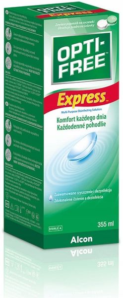 OPTI FREE Express 355ml Płyn do soczewek ALCON zdjęcie 2