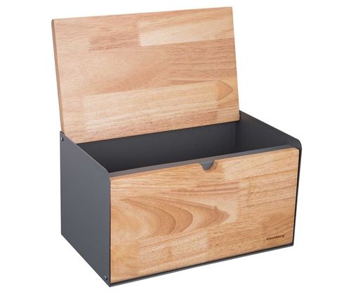 chlebak pojemnik na pieczywo dwustronny klausberg kb-7395 szary na Arena.pl