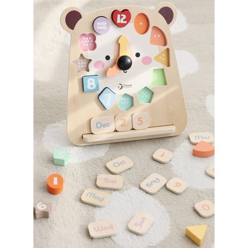 DLA DZIECI 3W1 ZEGAR MIŚ EDUKACYJNY NAUKA CZASU na Arena.pl