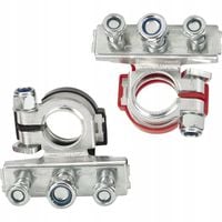 Klemy akumulatorowe plus i minus z osłoną uniwersalne Ducato Renault Iveco