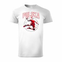 Koszulka polska piłka ręczna dla kibica do piłki ręcznej hand ball męska biała REGULAR XL