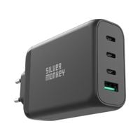 Silver Monkey Ładowarka sieciowa GaN 140W USB-C PD 3.1 + USB 3.0 QC B