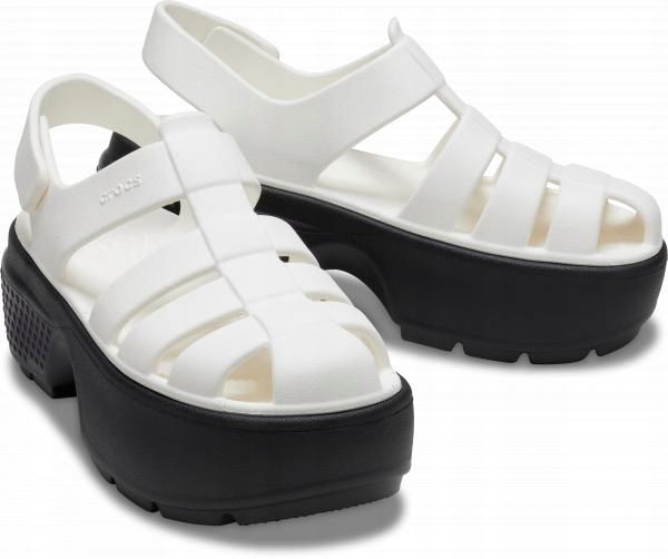 Damskie Sandały Platforma Crocs Stomp Fisherman 209938 Sandal 39-40 zdjęcie 1