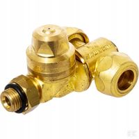 Uchwyt Dyszy Podwójny Mosiądz 1/4" AG 7561710B