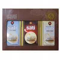 Sati zestaw kaw aromatyzowanych 3x200g BOX kawa mielona smakowa