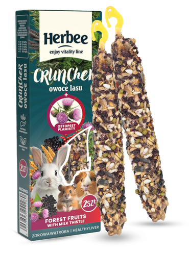 Przysmak dla gryzoni i królików 115g owoce lasu z ostropestem plamistym na Arena.pl