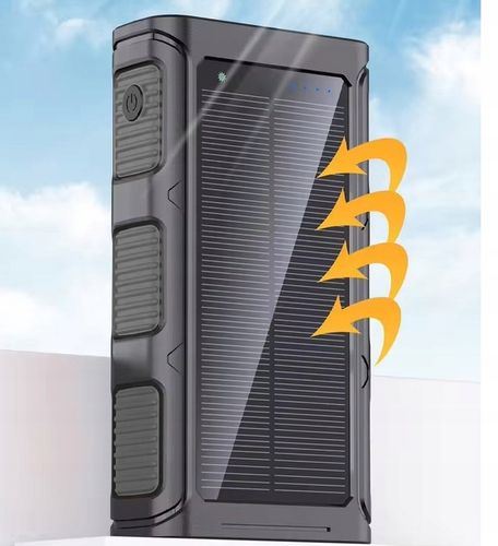 POWERBANK ŁADOWARKA SOLARNY INDUKCJA 36000mAh 8xUSB LATARKA 2x LED USB-C PD na Arena.pl