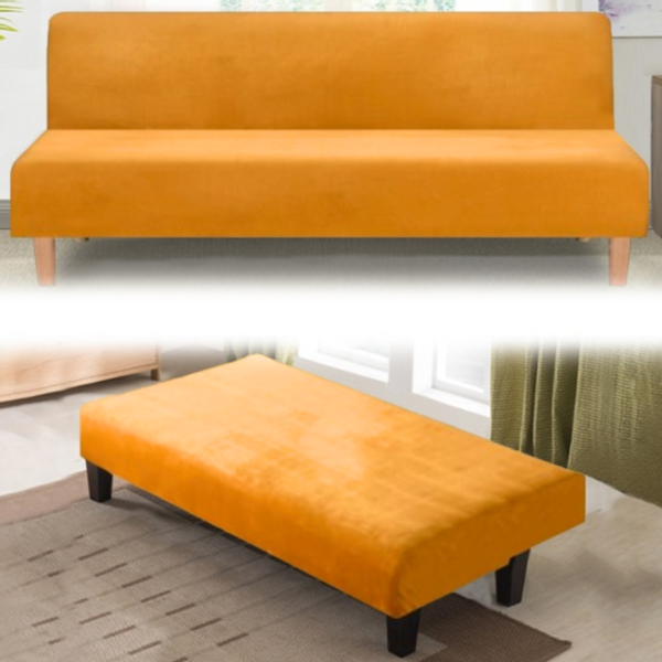 POKROWIEC NA WERSALKĘ SOFĘ WELUR PREMIUM AKSAMIT ELASTYCZNY 190-210 zdjęcie 8