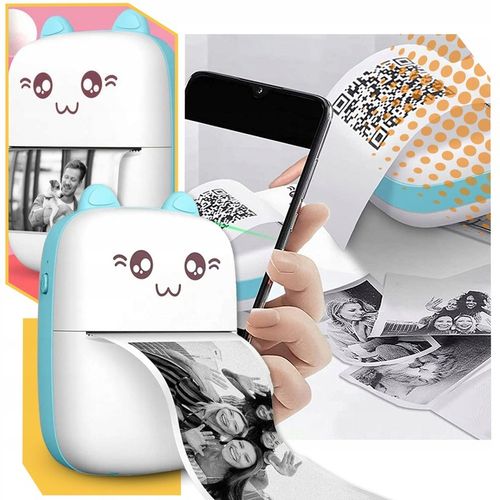 Mini Drukarka Termiczna DRUKUŚ ORYGINALNY Do Zdjęć Przenośna + 11 ROLEK na Arena.pl