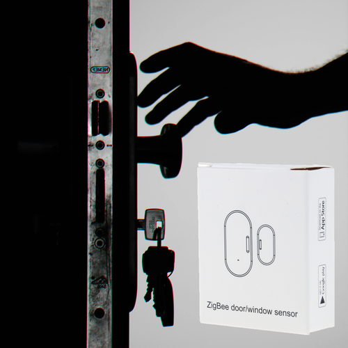 Czujnik Alarm Otwarcia Drzwi Okien Antywłamaniowy Sensor Czujka na Arena.pl