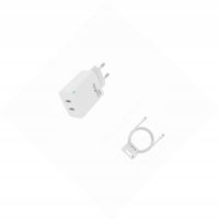 Ładowarka sieciowa GaN 45W dwa USB-C z kabelem do Samsung Galaxy A17