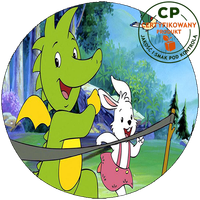 Opłatek na tort Tabaluga