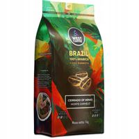 KAWA ZIARNISTA BRAZYLIA 1kg Świeżo Palona - Monte Carmelo - 100% Arabica