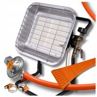 PROMIENNIK PIECYK NA BUTLE GAZ GRZEJNIK GAZOWY NAGRZEWNICA BRADAS PG-009G