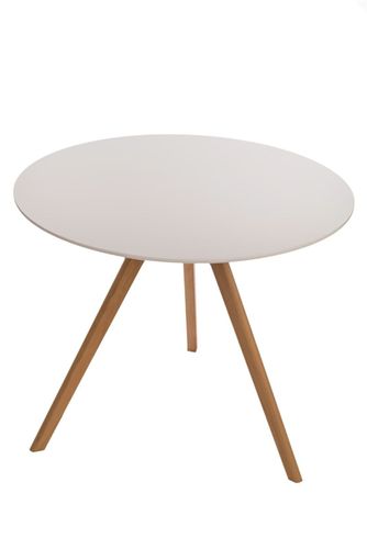 Stół Intesi Rocket naturalny/biały okrągły na Arena.pl