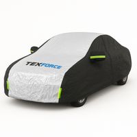 Pokrowiec na samochód hatchback wodoodporny z odblaskami, 430×180×120 cm