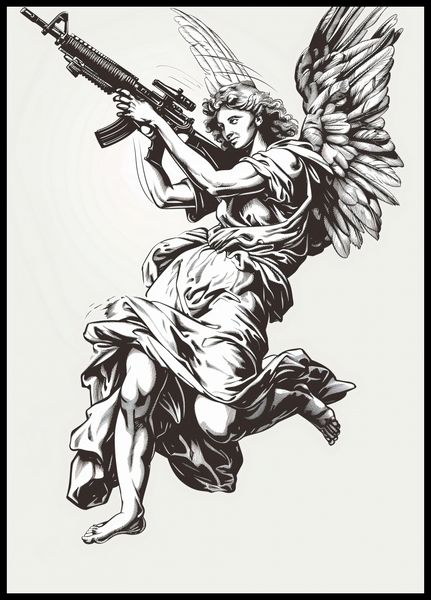 Plakat 64x90cm Anioł Wojny zdjęcie 2