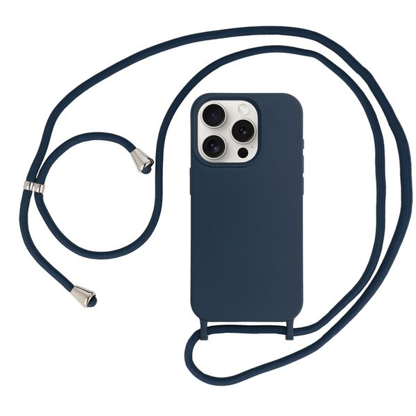 Strap Silicone Case do Iphone 11 wzór 1 granatowy zdjęcie 1