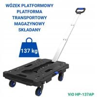 Wózek Platformowy Platforma Transportowy Magazynowy ViO HP-137AP max 137kg