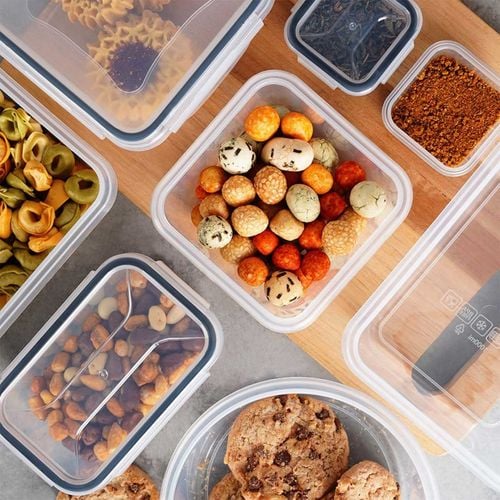 zestaw 24 pojemników na żywność z pokrywami i uszczelkami 229159 na Arena.pl