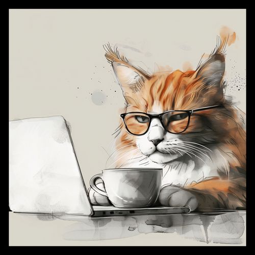 Plakat 40x40cm Nie przed Kawusią na Arena.pl