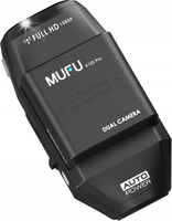 Wideorejestrator na motor MUFU V12S pro FHD 1080p z Wi-Fi i dwiema kamerami