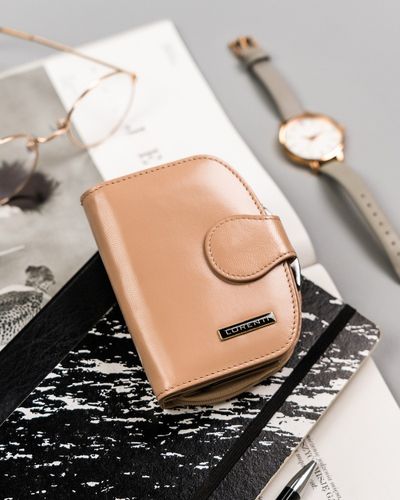 portfel damski skórzany 43972-cis-3320 beige na Arena.pl