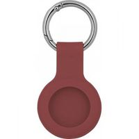 Etui Apple AirTag silikonowe brelok zawieszka case do lokalizatora brązowy