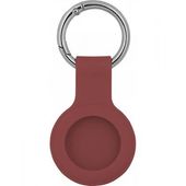 Etui Apple AirTag silikonowe brelok zawieszka case do lokalizatora brązowy