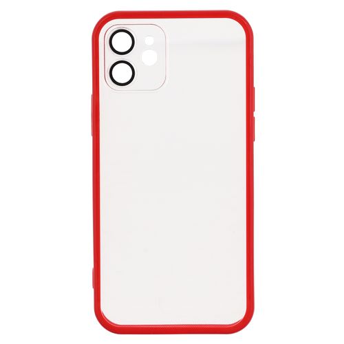 etui do iphone 12 w393 bezbarwny z czerwonym na Arena.pl