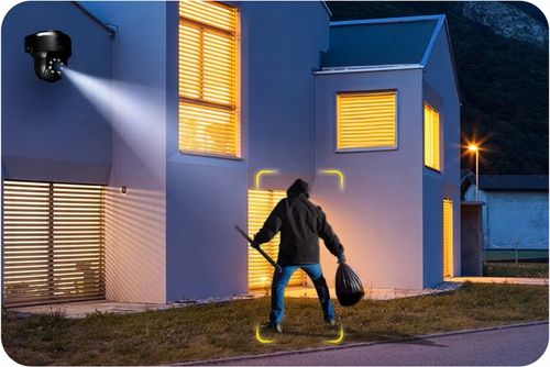 ZEWNĘTRZNA KAMERA OBROTOWA IP IKPW430CMV2 4MPx 4MP WiFi 4xZOOM SZARA na Arena.pl