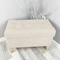 PUFA OTWIERANA 60 cm SCHOWEK ŁAWKA SKRZYNIA POJEMNIK KUFER JASNO