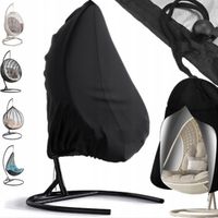 POKROWIEC NA FOTEL WISZĄCY KOKON HUŚTAWKA OGRODOWA KOSZ OGRODOWY 400/155cm