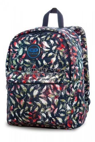 Plecak CoolPack miejski RUBY piórka na granatowym tle FEATHERS BLUE (22752) na Arena.pl