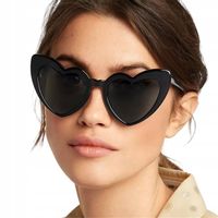 OKULARY PRZECIWSŁONECZNE damskie SERCA KOCIE Panieński Ślub LATO