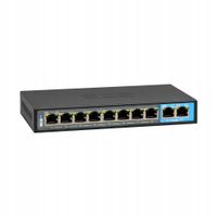 Switch PoE 8x PoE 2x LAN BCS-B-SP0802G 10-portowy gigabitowy