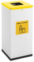 Kosz na śmieci metal Ulsonix 60l biały