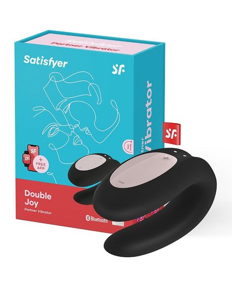 Wibrator - Double Joy Partner Vibrator Black zdjęcie 1