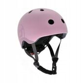 SCOOT AND RIDE KASK S-M WILDBERRY dla dzieci regulacja 50-55cm rowerowy LED