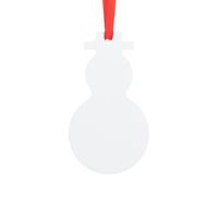 Zawieszka plastikowa do sublimacji - bałwan