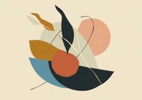 Plakat 84,1x59,4cm Kształt Organiczny