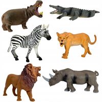 WIELKI ZESTAW FIGURKI ZWIERZĄT DZIKIE ZWIERZĘTA MATA AKCESORIA WOOPIE