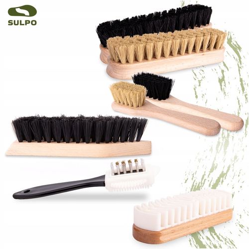 ZESTAW SZCZOTEK DO CZYSZCZENIA SKÓRY ZAMSZU BUTY na Arena.pl